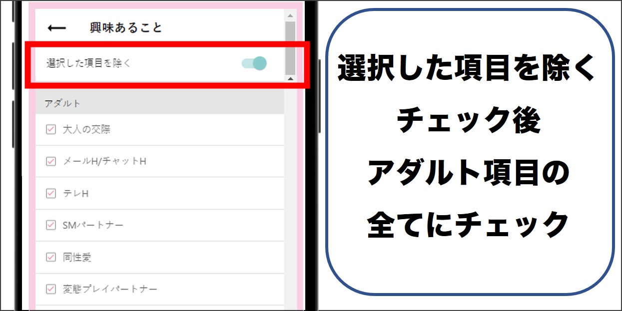 アダルト項目除外