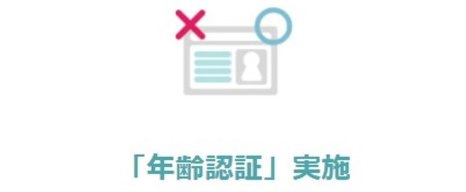 メッセージを送るには年齢認証が必要